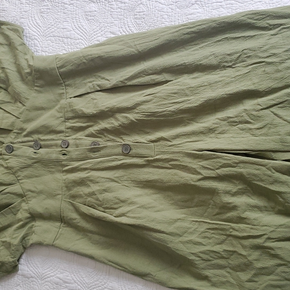 Green Retro Jumpsuit